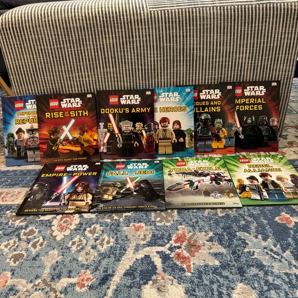 Star Wars Lego Disney Collectors Books Set of 10 - Picture 1 of 8